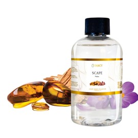 YANCY Scape Luxury Collection Fragrance Oil (4 oz), Sandalwood and Amber Scent, Versatile Aroma for Diffusers, Oil Burners & Aroma Lamps, Premium Fragrance Oil for Relaxing Home Ambiance