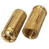 SKIR'CO (6 pcs) Brass Drop in Anchors M16 x 45