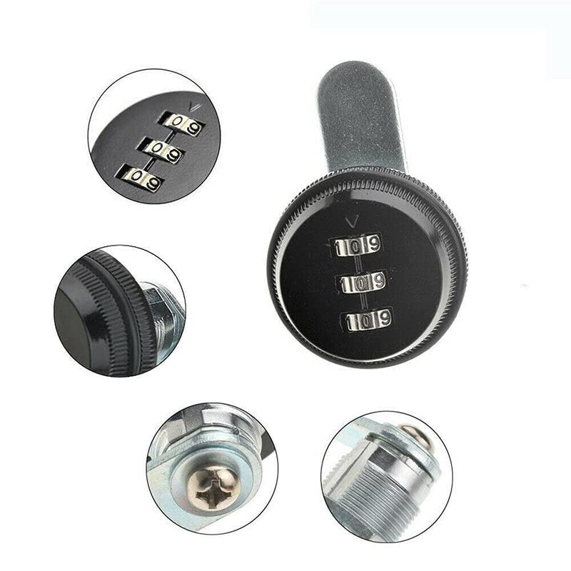 AIMALL 3 Digital Code Combination Cam Lock Furniture Post Mail