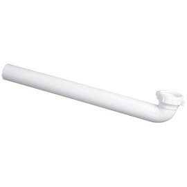 Eastman 35389, White Waste Arm with Slip-Joint Connection, 1-1/2 inch x 15 inch, 2" x 15"