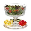 Godinger 4 in 1 Cake Stand, Cake Platter and Serving