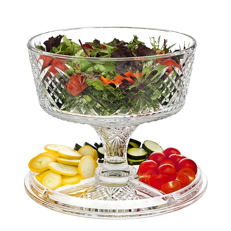 Godinger 4 in 1 Cake Stand, Cake Platter and Serving