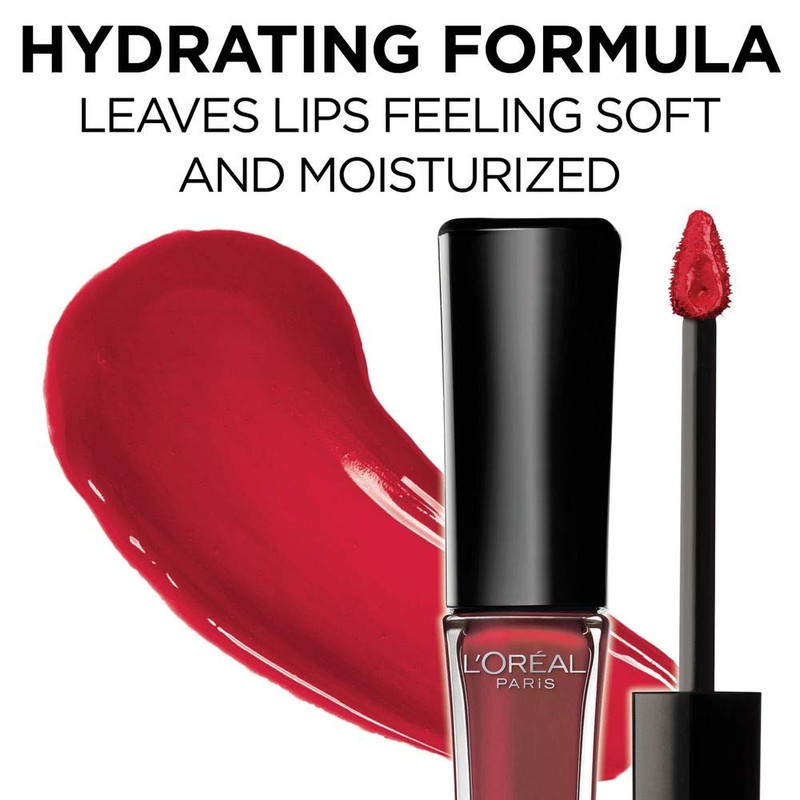 L’Oreal Paris Makeup Infallible 8 Hour Hydrating Lip Gloss, Sangria,