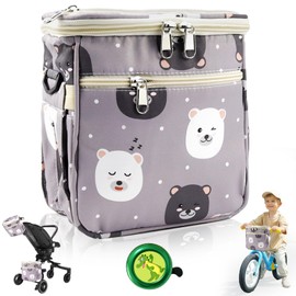 Children's Handlebar Bag, Balance Bike Handlebar Bag, Bicycle Basket, Children's Bicycle Handlebar Bag, Bicycle Basket for Children, Bicycle Accessories for Balance Bike, Tricycle, Scooter, Baby Pram