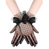 Bencailor Women Lace Gloves Tea Party Gloves Bow Short Gloves