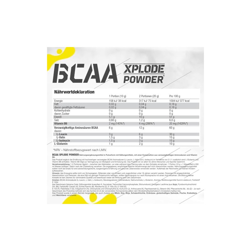 Olimp Sport Nutrition BCAA 4:1:1 Xplode Powder (500 g) Fruit