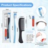 20 Sets Disposable Toothbrushes with Toothpaste Floss Comb Individually Wrapped,