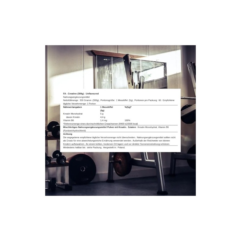 Fitness Authority 1 x FA Nutrition Creatine | 300 g