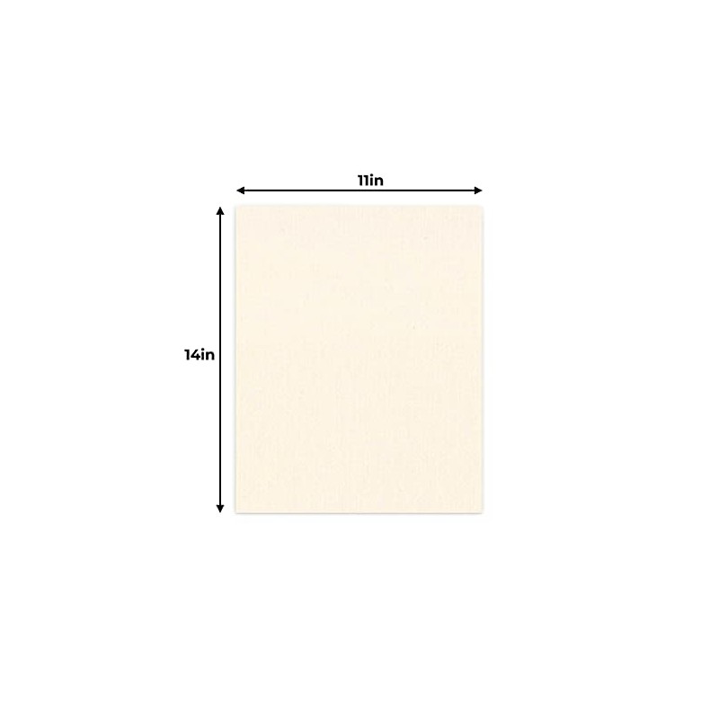 CountryArtHouse Textured Cream Acid Free 11x14 Backing Board - Uncut
