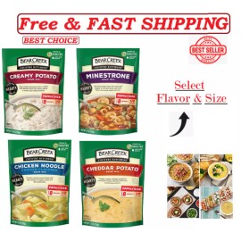 Bear Creek New -  Bear Creek Soup Mix, - ( Select Flavor & Size ) Best Product. - Minestrone, 8.4 Ounce.
