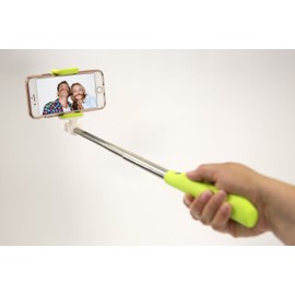 Cullmann 50132 SMARTselfie Free wertiger Bluetooth Selfistick mit Zoom-Funktion 76 cm Grün