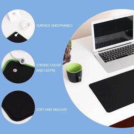 Grounding Mat, 100 x 30 cm, Grounding Mat Set with EU Grounding Cable, Universal Grounding Mat, Antistatic Mat for Under Desk, Table, Sofa (100 x 30 cm)