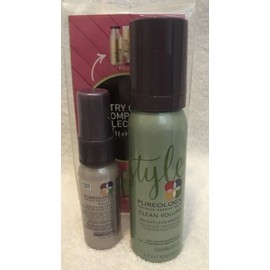 Pureology Clean Volume Weightless Mousse & Fullfill Densifying Spray Travel Pack