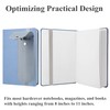 Czzmy Pen Holder Notebook, Pen Holder with Adjustable Elastic Band,