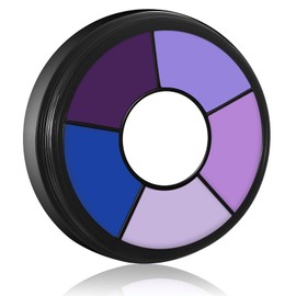 BOBISUKA Purple Face & Body Paint – 6 Colors Cream Washable Face Paint for Ursula Witch Gothic Queen Celebrations Costume & Theme – Easy to Blend, High Pigment & Long Lasting