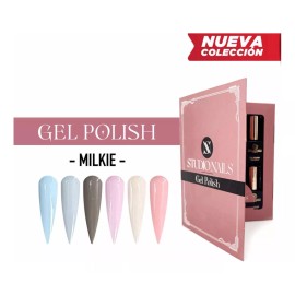 Studio Nails Gama Studio Nails Gel Semipermanente Para Uñas 6pzs