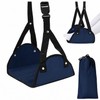 Adjustable Airplane Footrest for Travel – Lightweight Hanging Foot Hammock