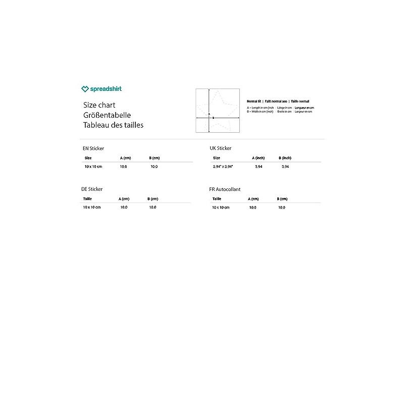 Spreadshirt Friends Purple Door Picture Frame Sticker, 10 x 10