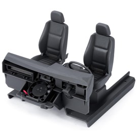 WEFEINO RC Car Body Interior Shell Decoration Upgrade Parts for 1/18 Tra-xxas TRX4M K10 RC Crawler Car