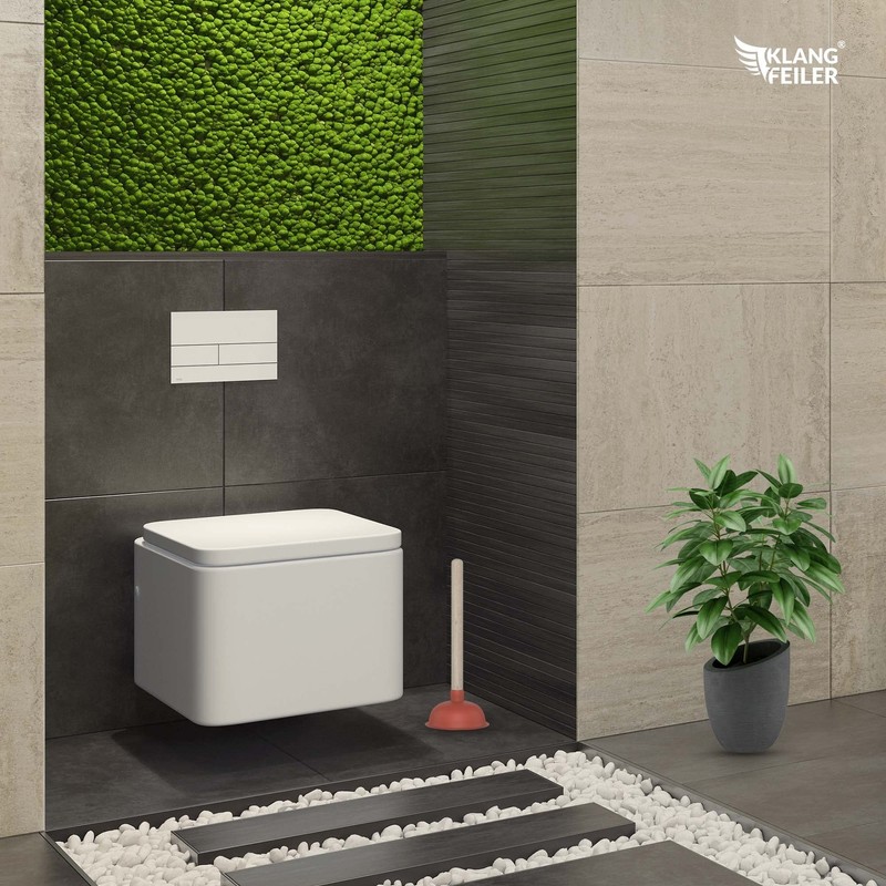 Klangfeiler® Drain cleaner plunger - 140 mm - suction cup