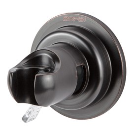 BOPai ORB Suction Shower Head Holder, Relocatable Handheld Showerhead holder, Oil Rubbed Bronze