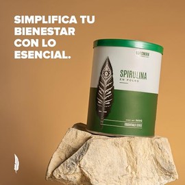 Birdman Spirulina  Espirulina en Polvo  Vitamina A, K, Zinc, Ficocianina, Clorofila  Suplemento de Espirulina  360g                                   