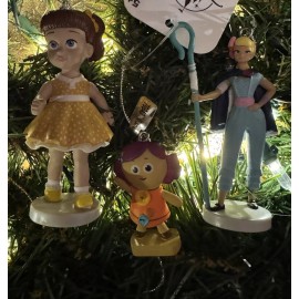 Toy Story 3ct 2024 Gabby Gabby, Dolly, Bo Peep Toy Story Christmas Ornaments, New w Tag