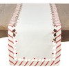 Candy Cane Design Christmas Holiday Table Runner