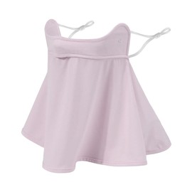 WRELS UPF 50+ Unisex Breathable Cooling Face Cover Sun UV Protection Earloop Neck Gaiter Scarf for Summer Outdoor Activities (Light Purple)