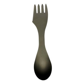 Valtcan Titanium “Food Shovel” Spork 3-in-1 Fork Spoon Knife Utensil