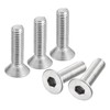sourcing map #10-32x3/4" Flat Countersunk Head Socket Cap Screws, 20Pcs