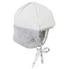 Sterntaler Baby Boys Hat Baby Aviator Hat Polar Bears, lightgrey