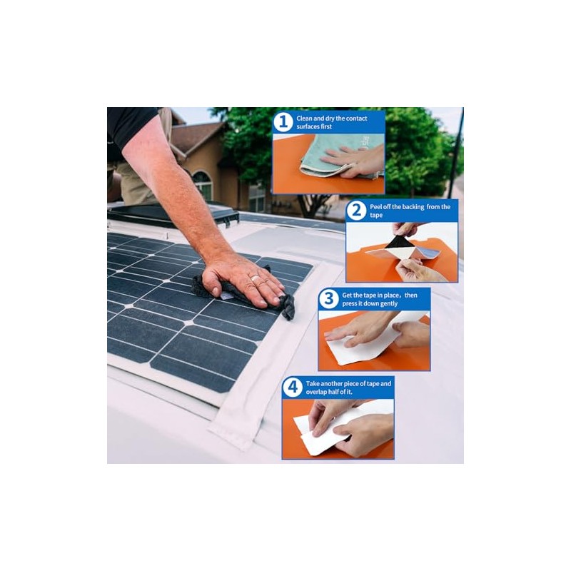 BEBOBLY RV Waterproof Repair Tape - 2 Inch x 50