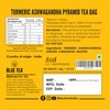 BLUE TEA - Turmeric Tea - Ashwagandha - 15 Count