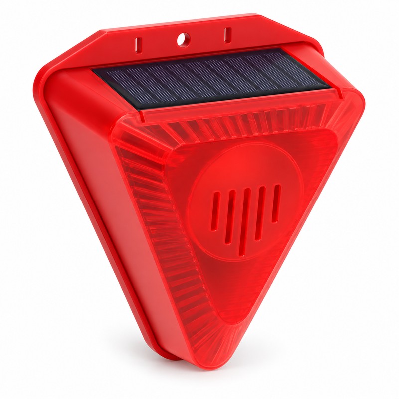 Solar Motion Sensor Alarm for Outdoor Animal Deterrence – 130dB
