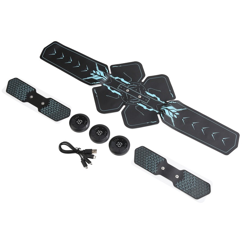EMS Wireless Muscle Stimulator Unisex Abdominal Toner for Abdomen Back