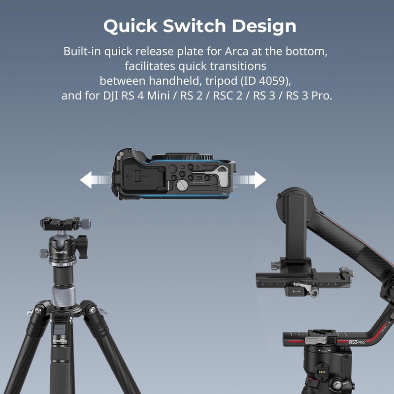 SMALLRIG Cage for Canon EOS R50 V (Black) 5427