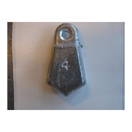 8oz flat bank sinker 5lb box