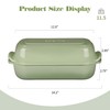 EDGING CASTING Enameled Cast Iron Loaf Pan with Lid, Dutch