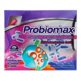 Natutech Probiomax, 60 Capsulas De 500 Mg, Natutech