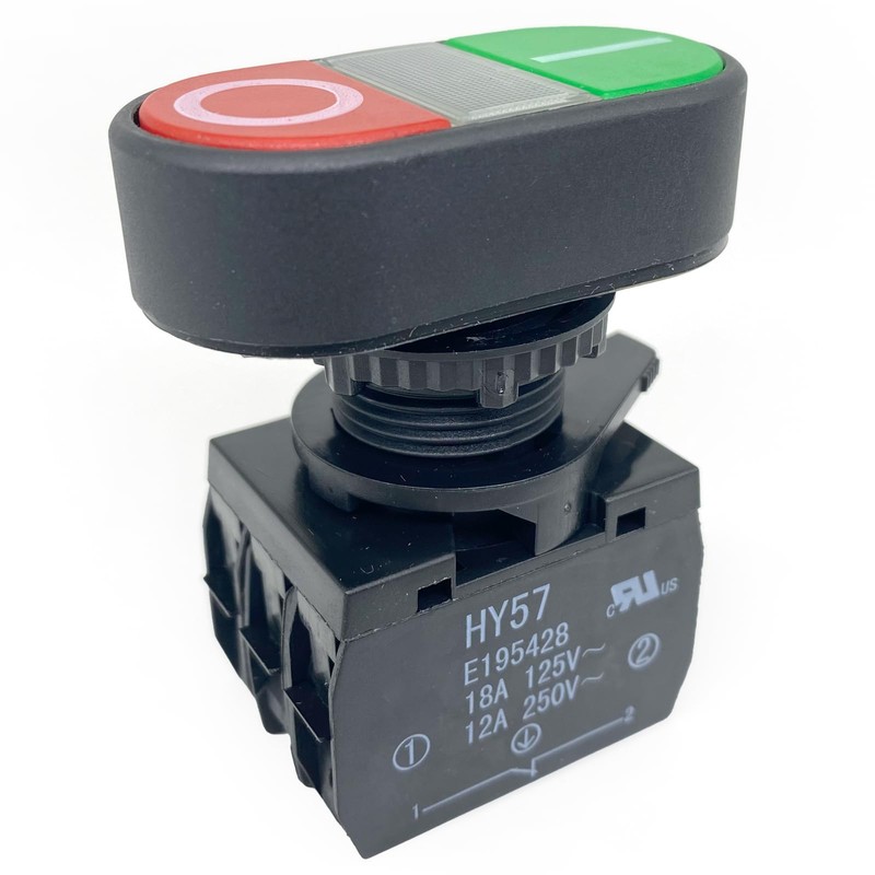 HY57 Illuminated Push Button Switch 18A/125V 12A/250V E195428 Push Button