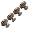 4Set Lion Head Zinc Alloy Cabinet Door Handle Modern Antique