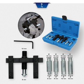 BRILLIANT TOOLS BT661300 Ball Joint Spreader Set | 7 Pieces [Powered by KS Tools]