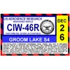 2026 Groom Lake AFB Area S4 Parking Decal (Area 51)