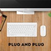 USB 3.0 Wired Slim Mouse, Optical 2.4GHZ USB Desktop Mouse,3