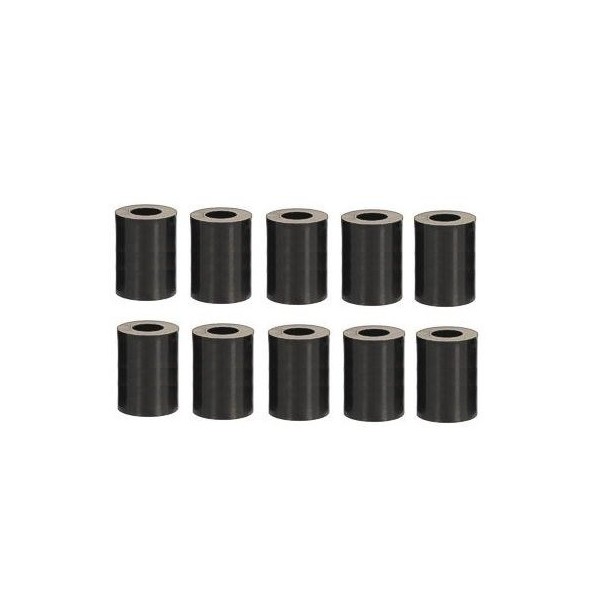 Spacer Sleeves for M8 Screws, Length 30 mm, Plastic, Black,