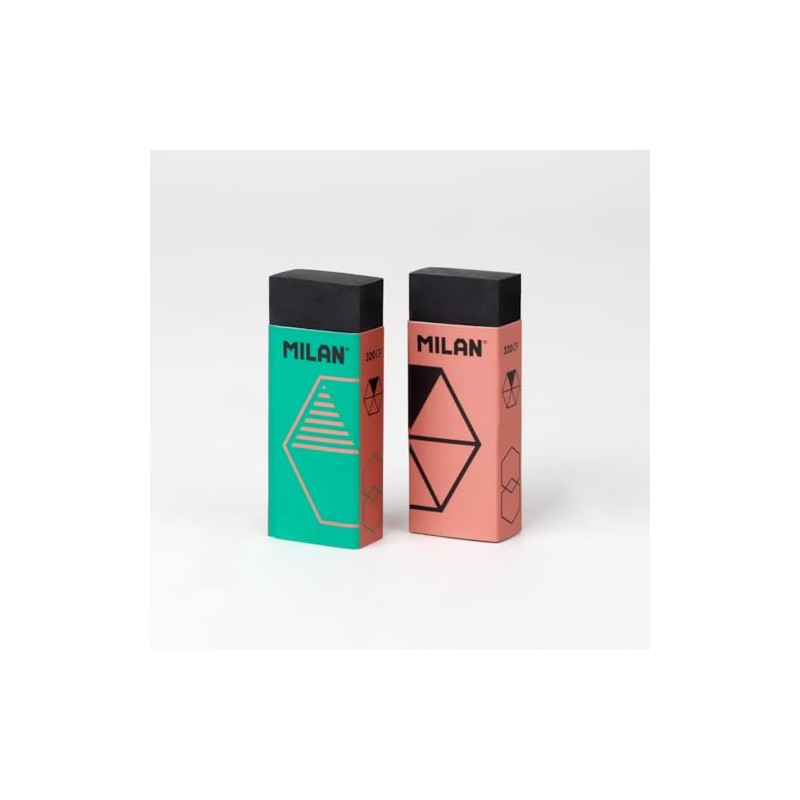 MILAN Gomas Nata 320 Negras S- Copper 2 Piezas