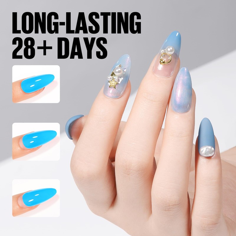 TOMICCA 6 in 1 Nail Glue for Press Ons 8ml