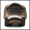 White Fang CA732 Eagle Pattern, English Letter Logo, Cap, Hat,