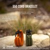 Texas Bushcraft Firecraft Cord Survival Bracelet – Paracord Bracelet with